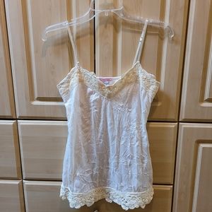 Vol.1 Camisole Sheer Off-White Sz Small